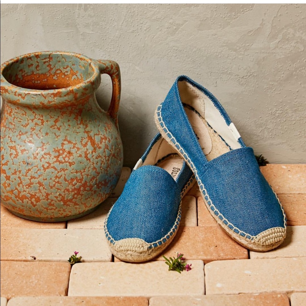Soludos Blue Denim Espadrilles
